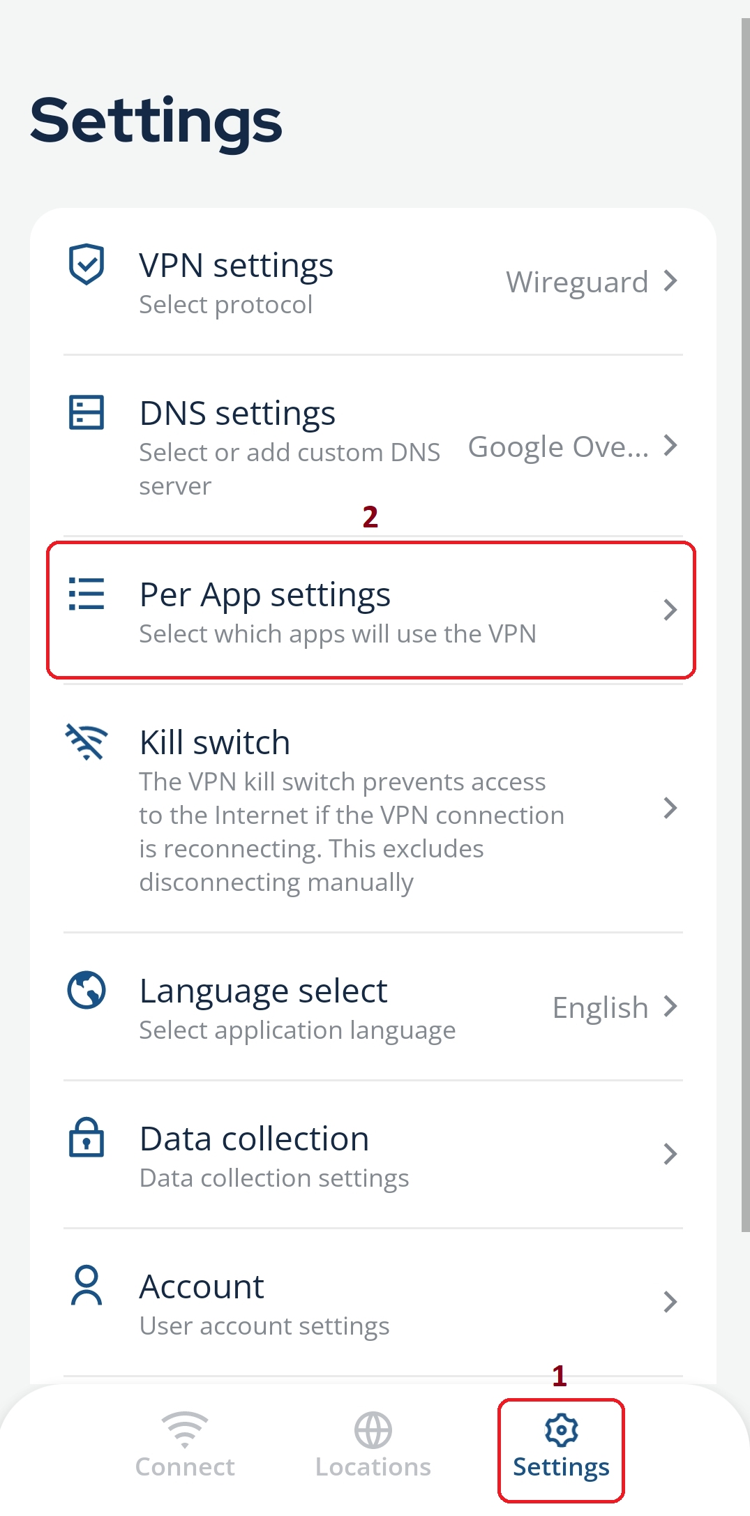 How to turn on/off a VPN for a particular app (Android) - Octohide VPN